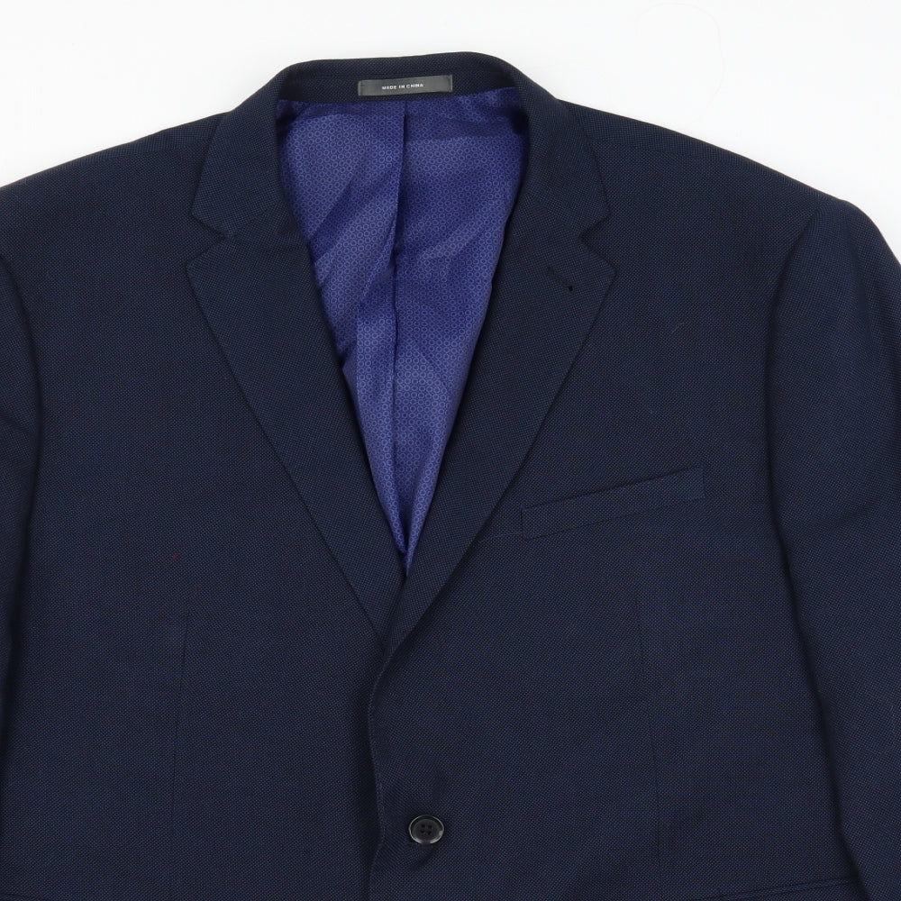 Primark Mens Blue   Jacket Suit Jacket Size 48
