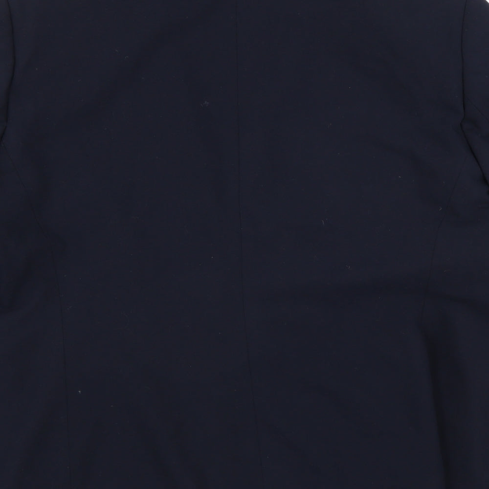 Preworn Mens Blue   Jacket Suit Jacket Size 40