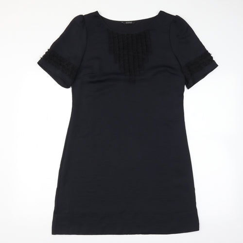 Marks and Spencer Womens Black   Shift  Size 12  - Ruffle Detail