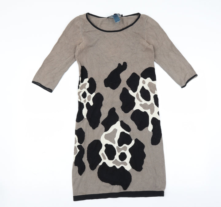 French Connection Womens Brown   Jumper Dress  Size XS