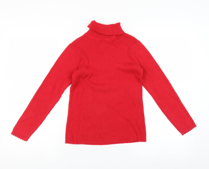 George Girls Red   Pullover Jumper Size 10-11 Years