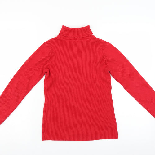 George Girls Red   Pullover Jumper Size 10-11 Years
