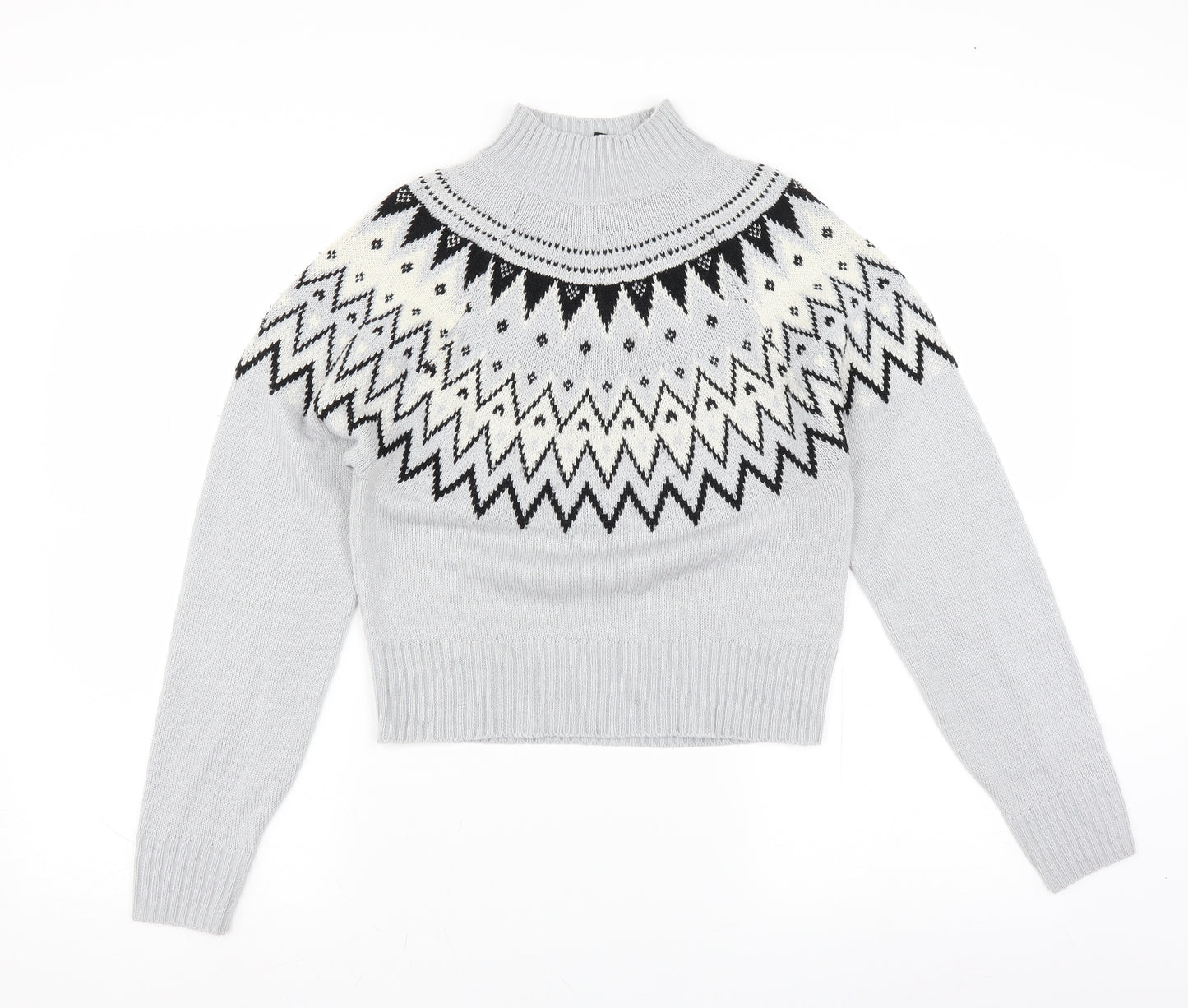 Divided by H&M Womens Grey   Pullover Jumper Size XS  - christmas jumper
