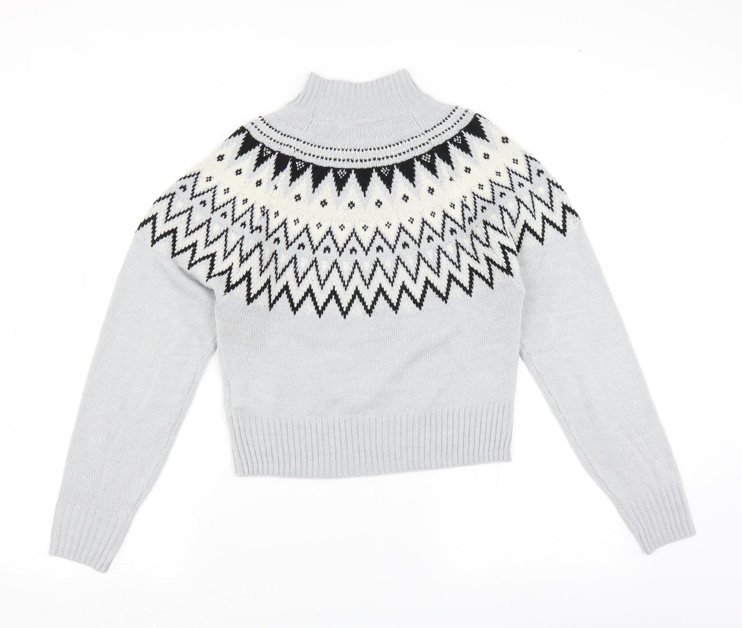 Divided by H&M Womens Grey   Pullover Jumper Size XS  - christmas jumper