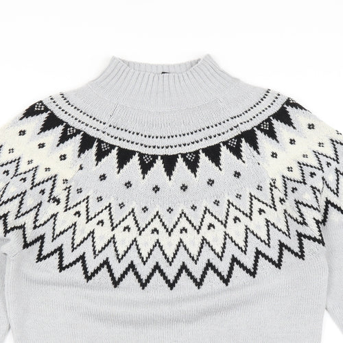 Divided by H&M Womens Grey   Pullover Jumper Size XS  - christmas jumper