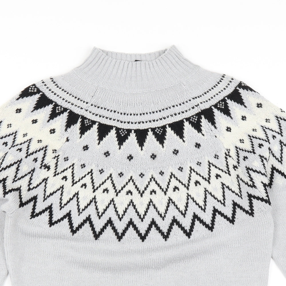 Divided by H&M Womens Grey   Pullover Jumper Size XS  - christmas jumper