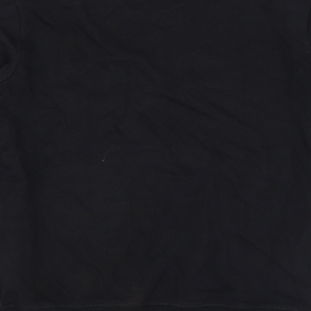NEXT Mens Black   Pullover Sweatshirt Size M  - if lost return to babe