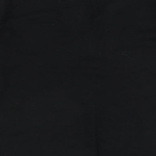 DNLK jeans Womens Black   Basic T-Shirt Size M  - embroidered neckline