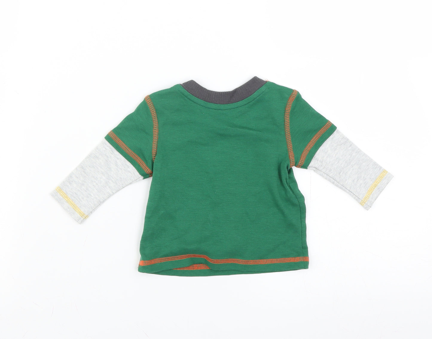 George Boys Green   Basic T-Shirt Size 0-3 Months  - Tigger Winnie the Pooh