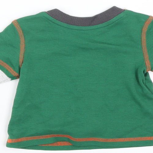 George Boys Green   Basic T-Shirt Size 0-3 Months  - Tigger Winnie the Pooh