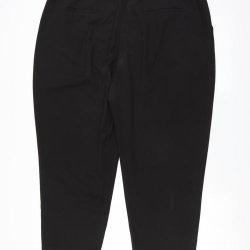 Betty Jackson Womens Black   Trousers  Size 18 L24 in - cropped