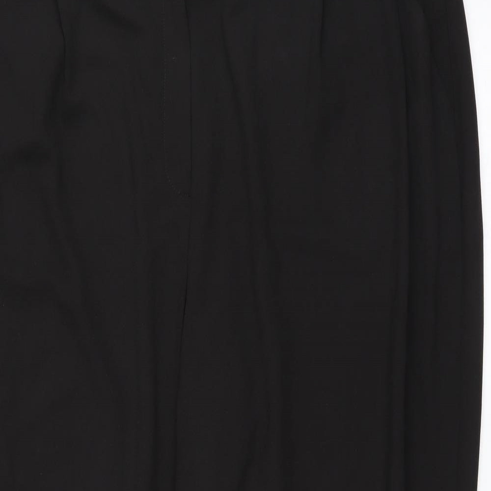 Betty Jackson Womens Black   Trousers  Size 18 L24 in - cropped