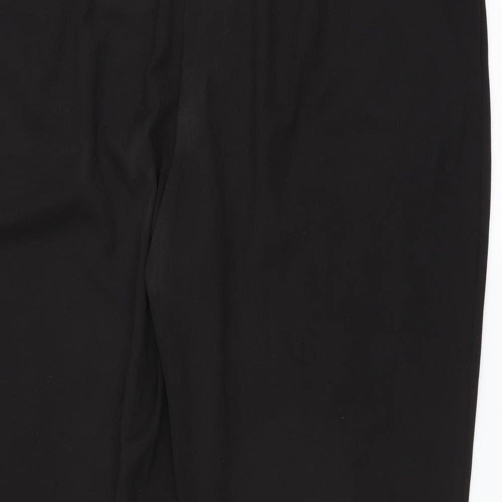 Betty Jackson Womens Black   Trousers  Size 18 L24 in - cropped