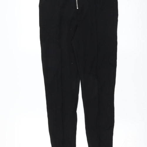 Papaya Womens Black   Trousers  Size 12 L26 in