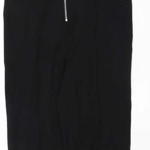Papaya Womens Black   Trousers  Size 12 L26 in