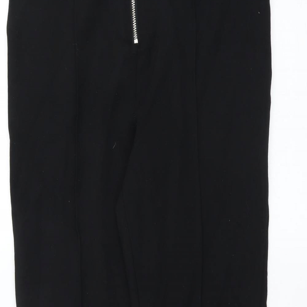 Papaya Womens Black   Trousers  Size 12 L26 in