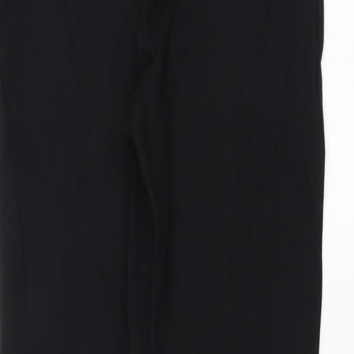 Papaya Womens Black   Trousers  Size 12 L26 in