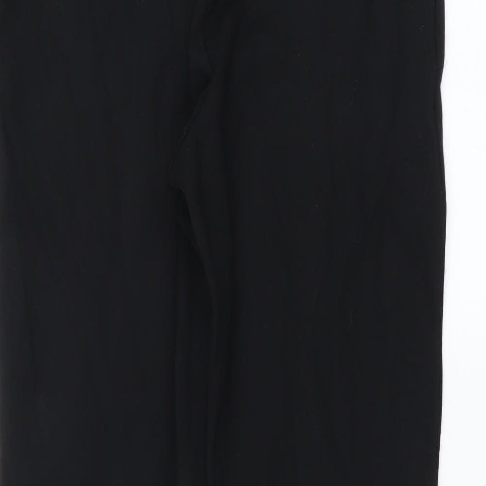 Papaya Womens Black   Trousers  Size 12 L26 in