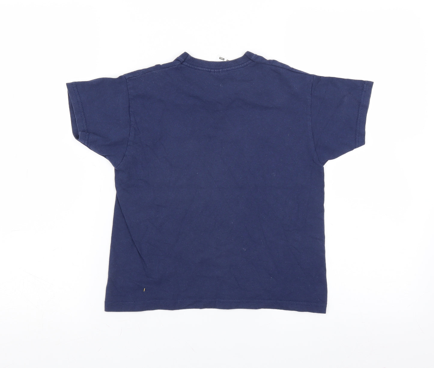 Preworn Boys Blue   Basic T-Shirt Size 5-6 Years  - HTA
