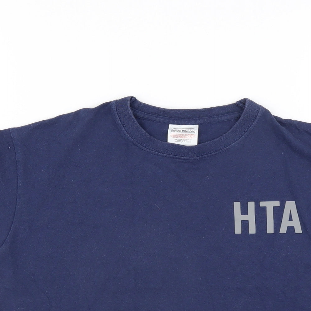 Preworn Boys Blue   Basic T-Shirt Size 5-6 Years  - HTA
