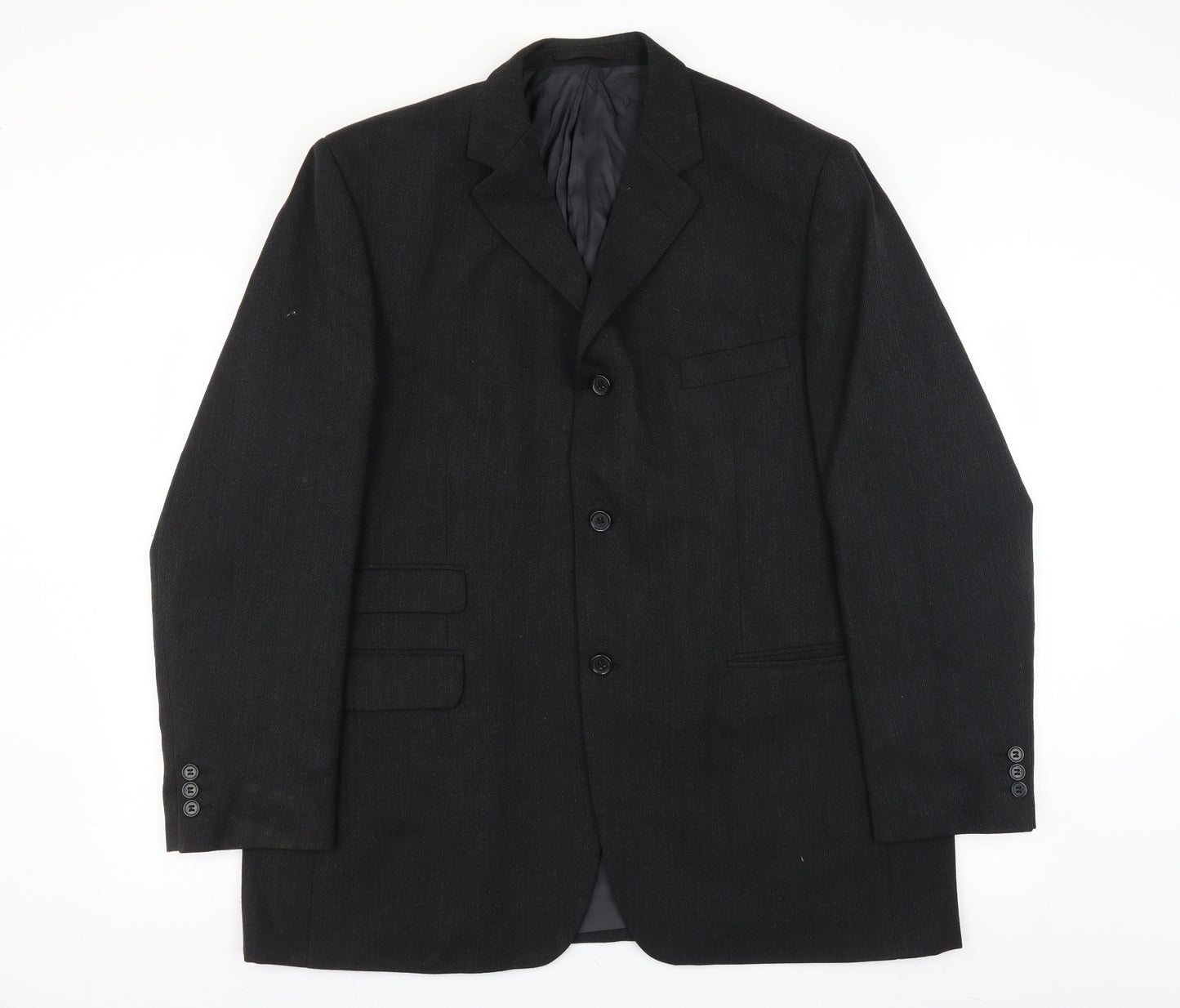 Jonathan Adams Mens Black   Jacket Suit Jacket Size 46