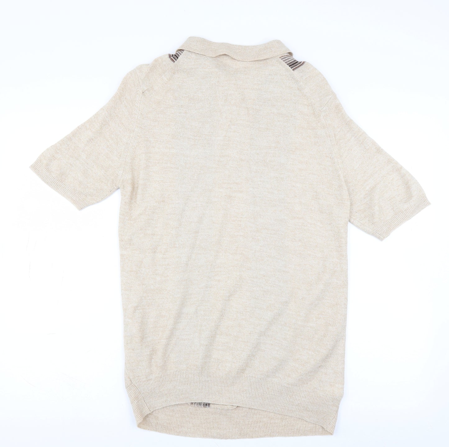 St Michael Mens Beige   Pullover Jumper Size M