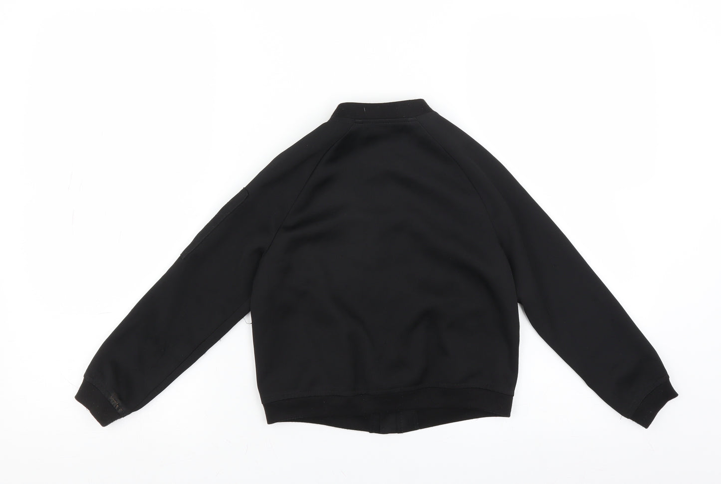 Sainsburys Girls Black   Bomber Jacket Jacket Size 6 Years