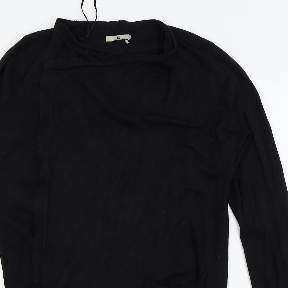 TU Womens Black   Cardigan Jumper Size 12