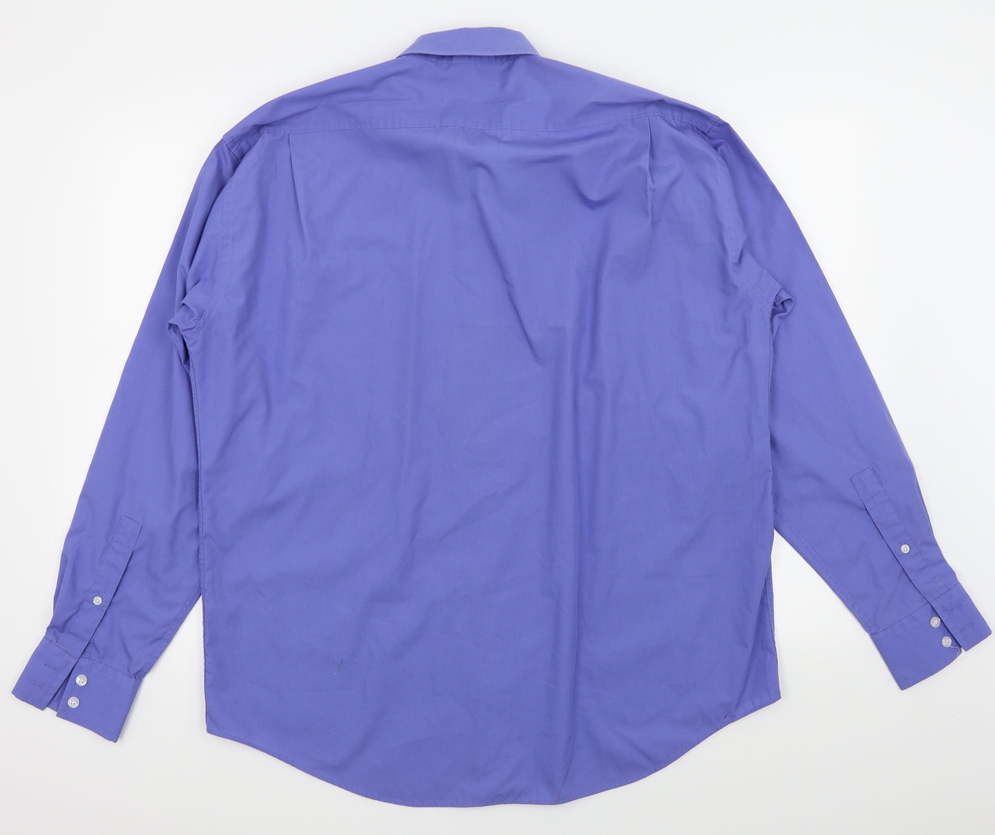 YSL Mens Blue    Dress Shirt Size 16
