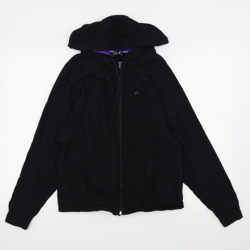 F&F Womens Black   Full Zip Jumper Size 12