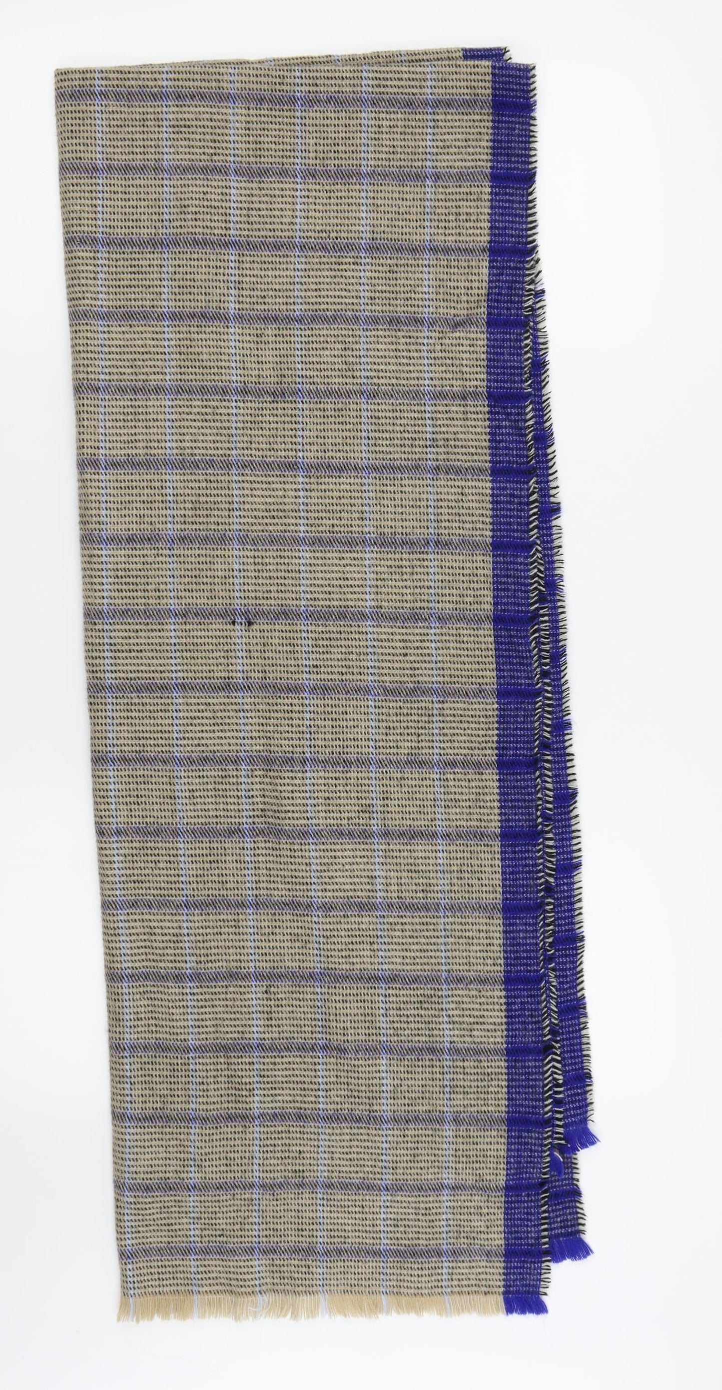 Primark Womens Blue Check   Scarf