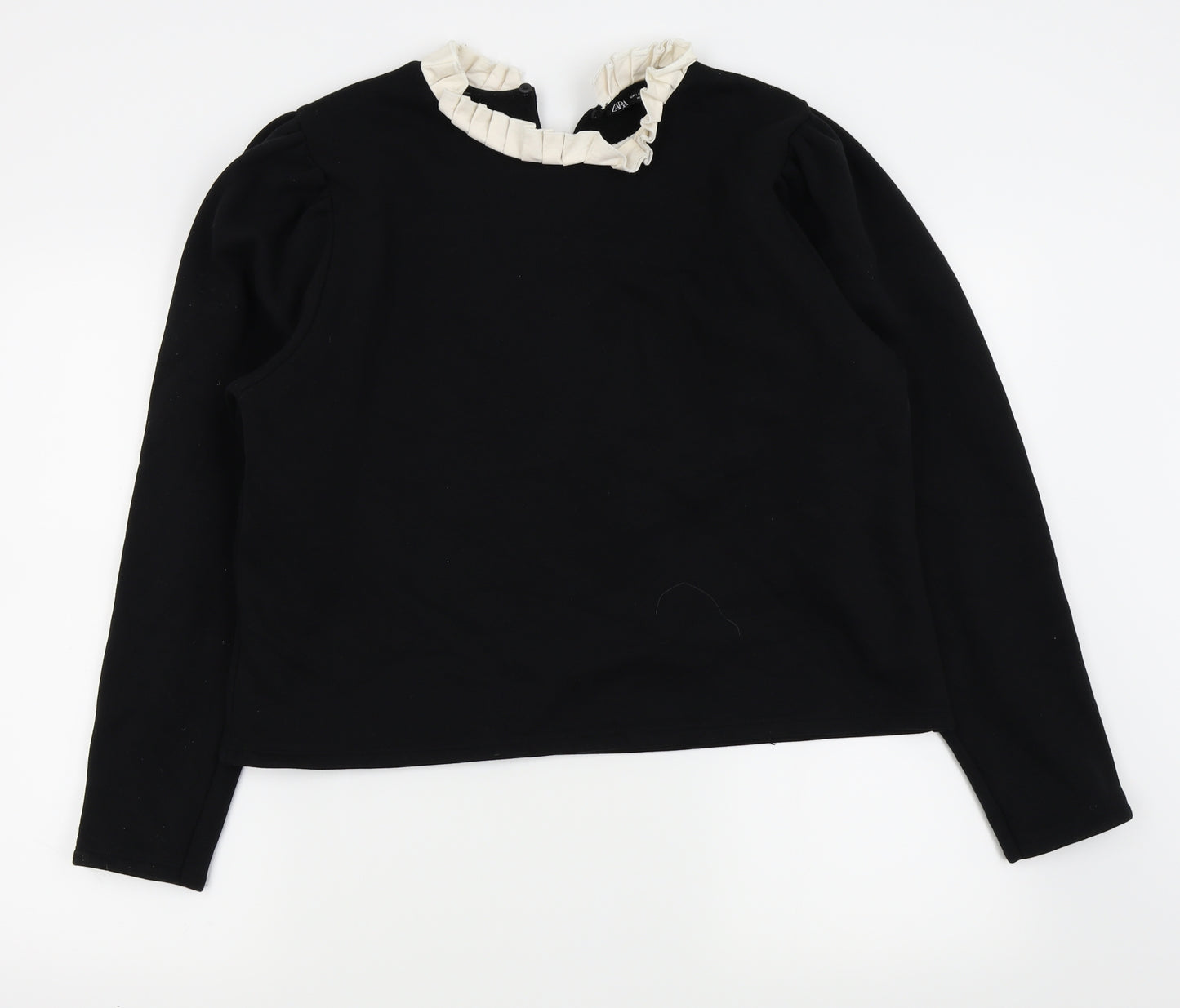 Zara Womens Black   Pullover Jumper Size L