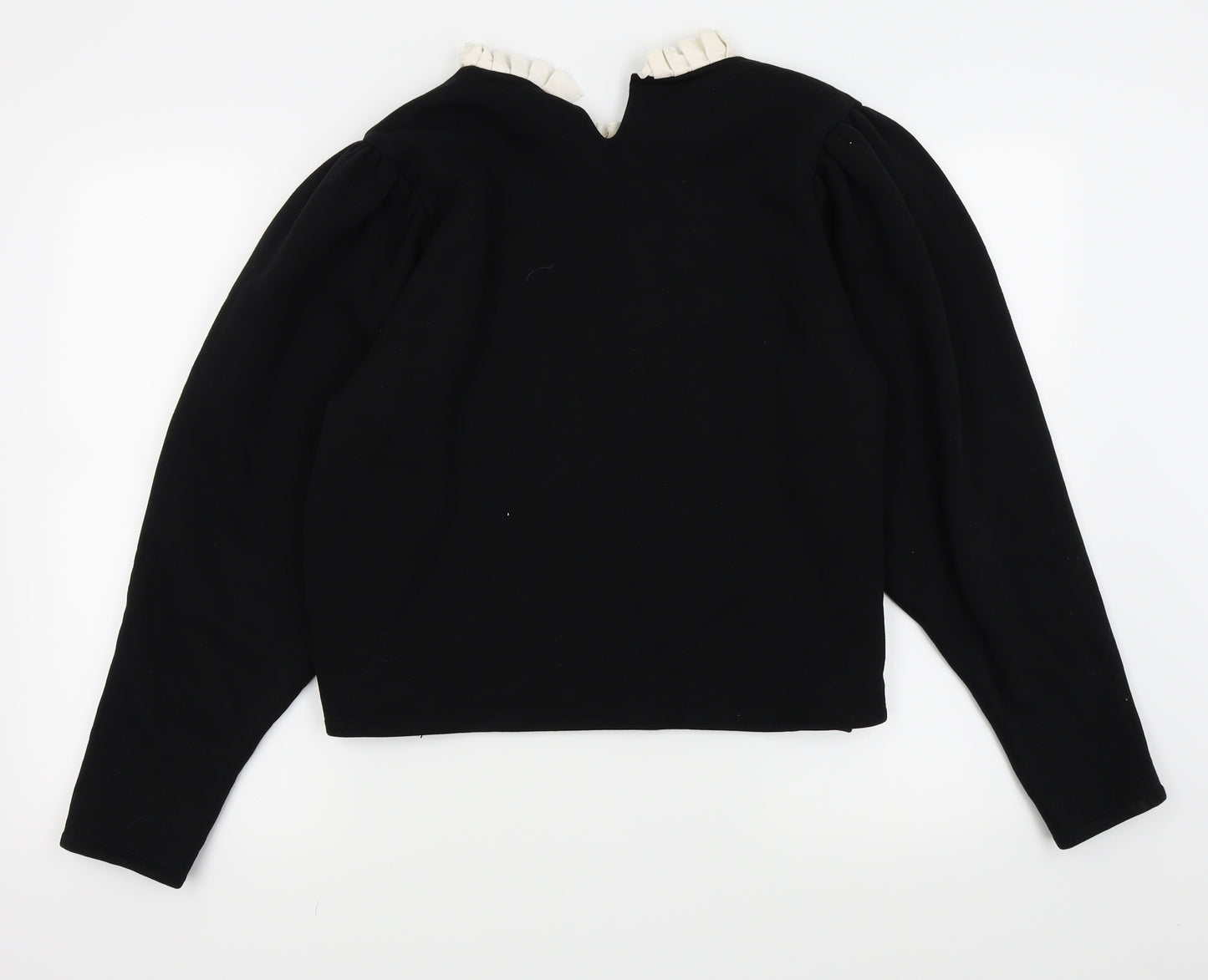 Zara Womens Black   Pullover Jumper Size L