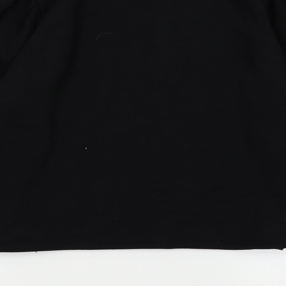 Zara Womens Black   Pullover Jumper Size L