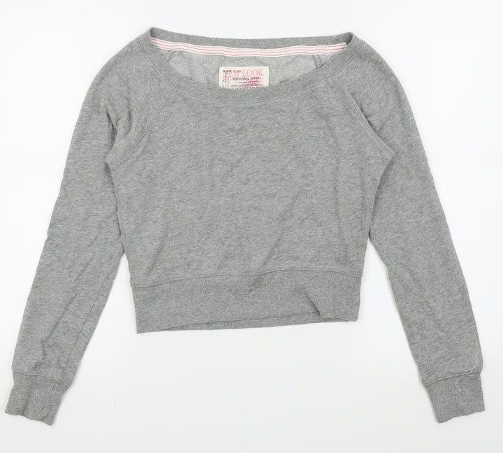 New Look Womens Grey Pullover Jumper Size 8