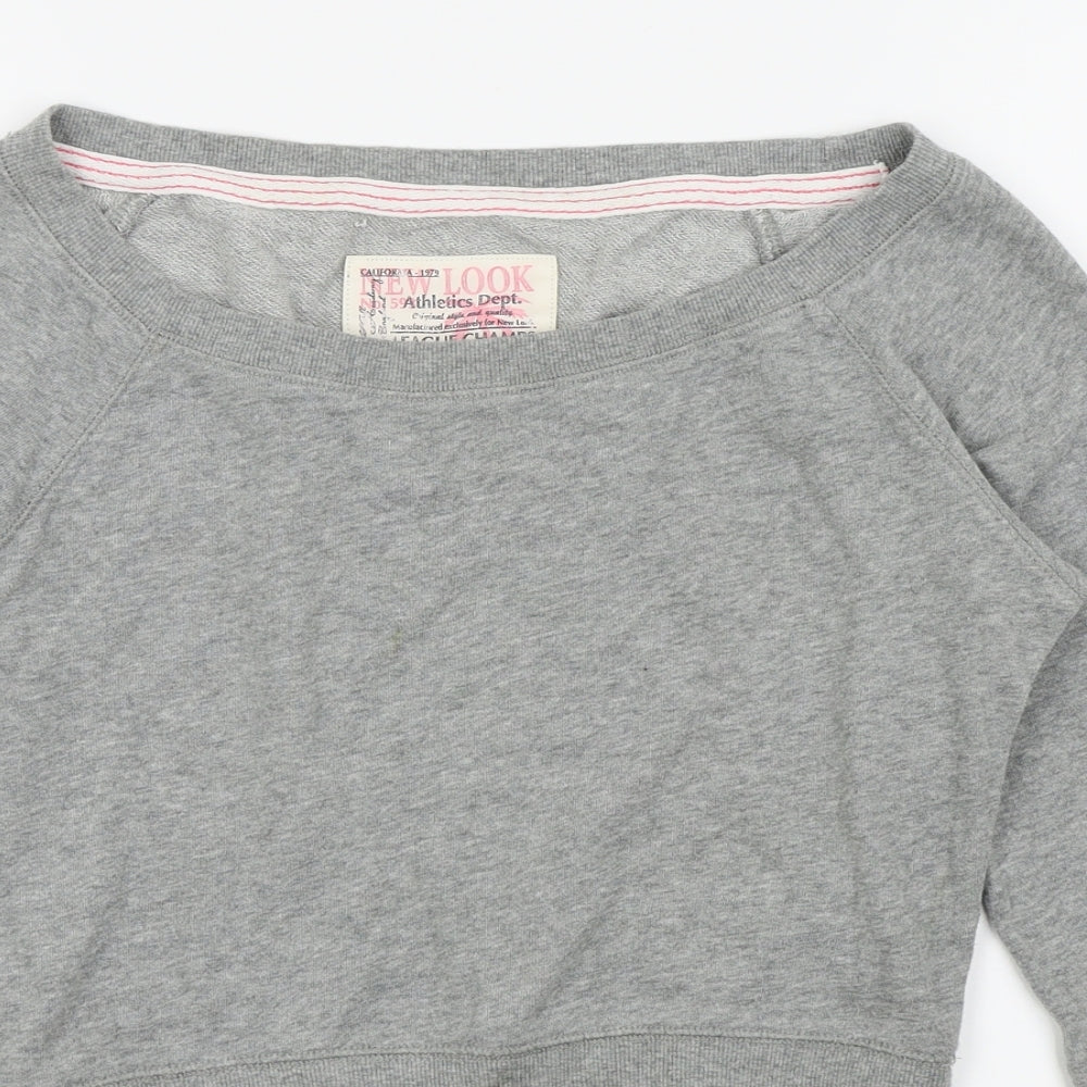 New Look Womens Grey   Pullover Jumper Size 8