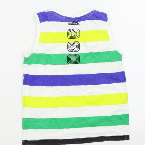 Mayoral Boys Multicoloured Striped  Basic Tank Size 7 Years