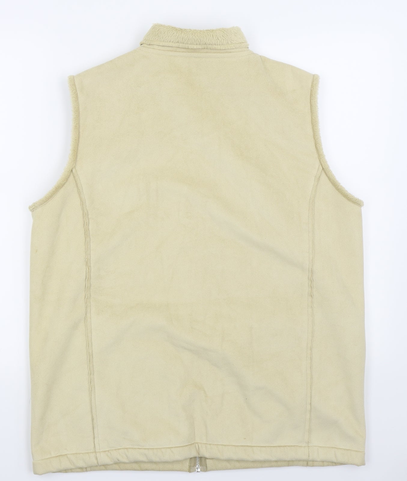 Alice Collins Womens Beige   Gilet Coat Size 16