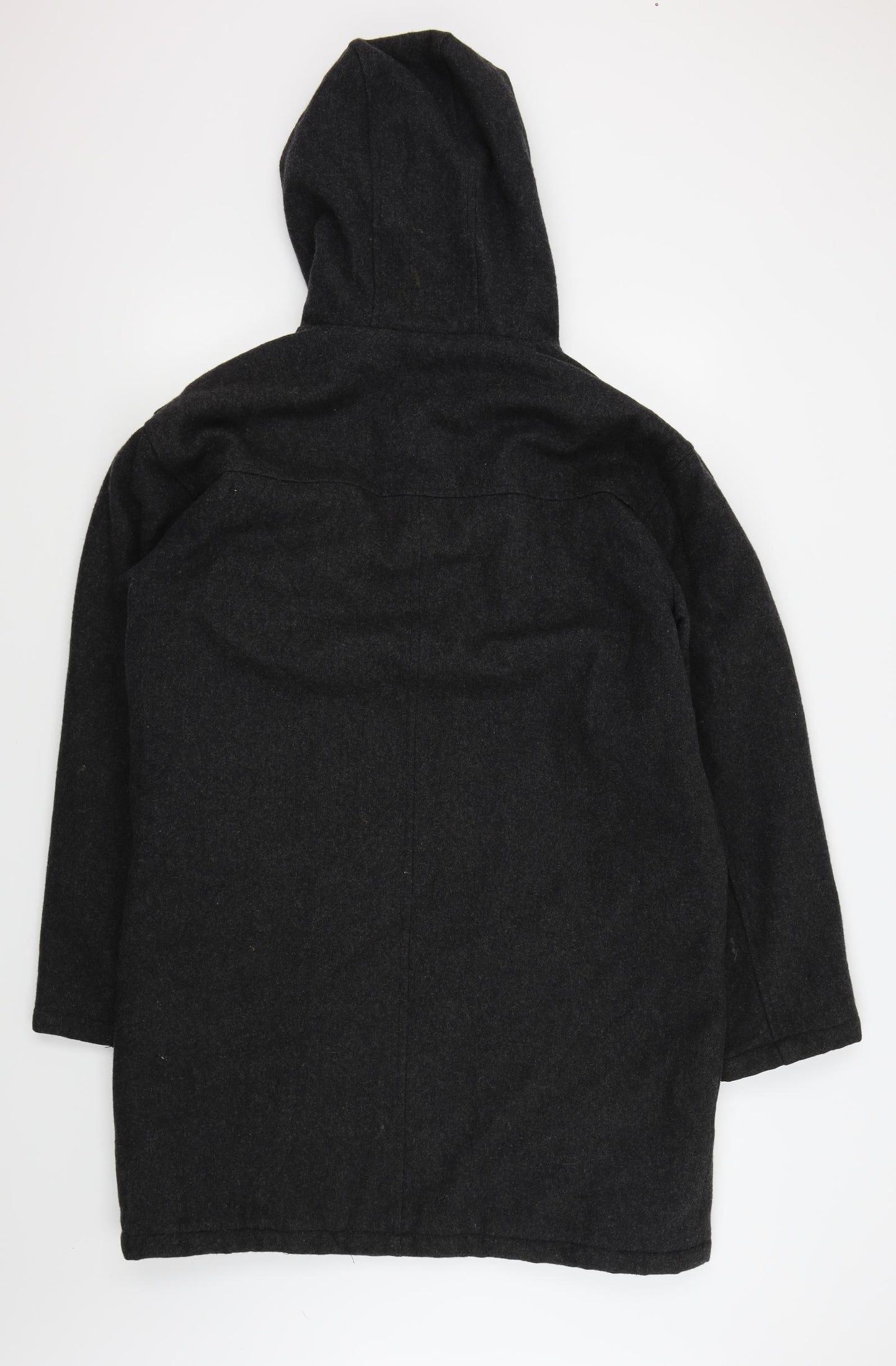 Cutting Edge Mens Black   Overcoat Coat Size M