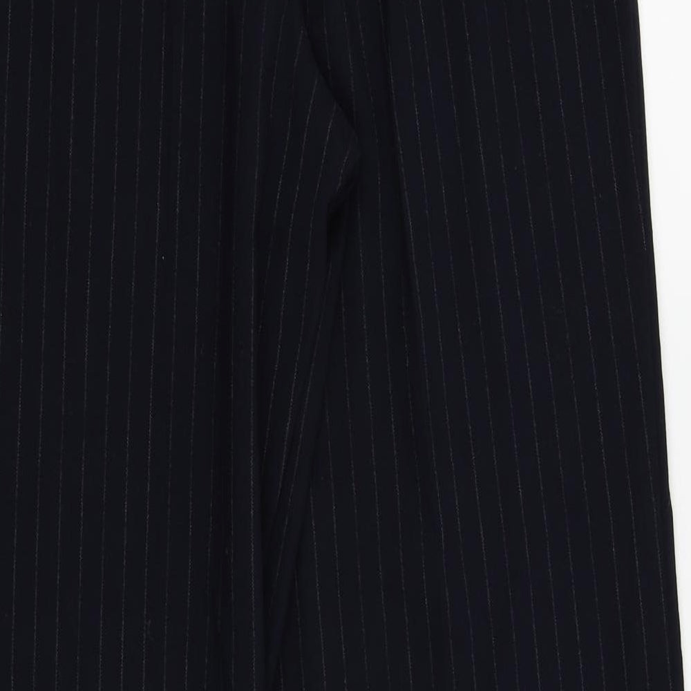 TU Womens Blue Striped  Trousers  Size 16 L30 in