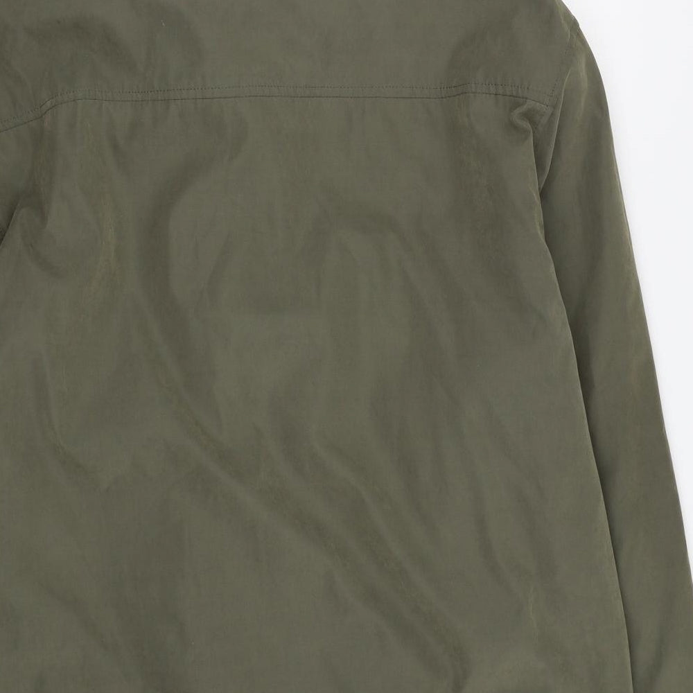 BHS Mens Green   Overcoat Coat Size L