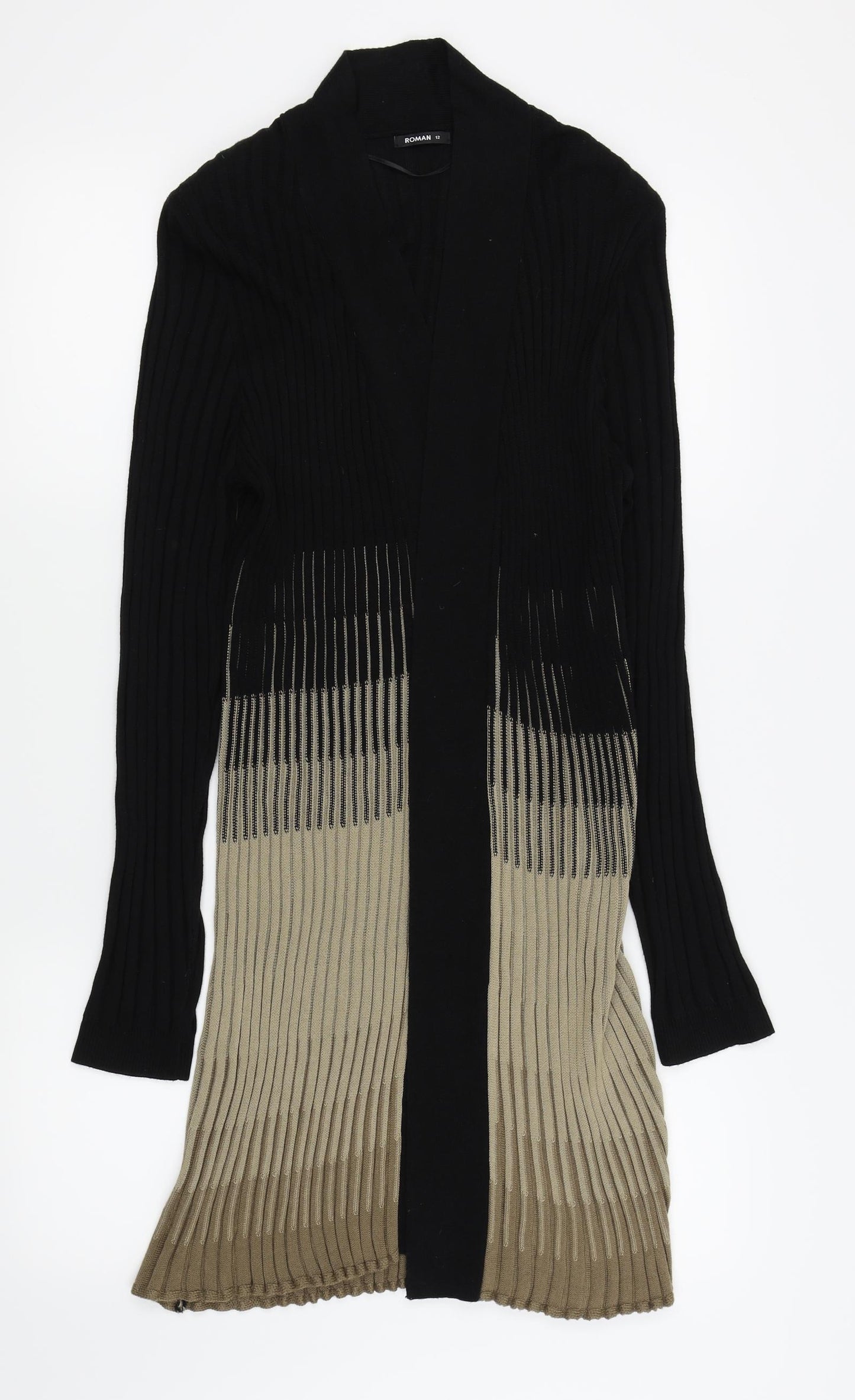 Roman Womens Black   Cardigan Jumper Size 12