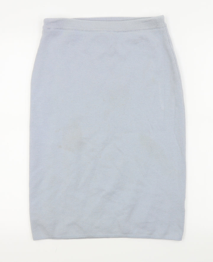 Elegance Womens Blue Straight & Pencil Skirt Size 12