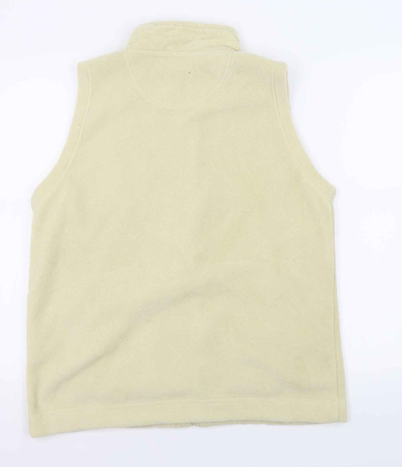 EWM Womens White   Gilet Coat Size 14  - fleece