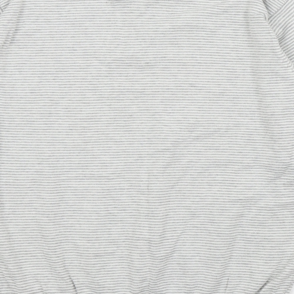 petroleum Mens Grey Striped  Pullover Jumper Size M  - 2 IN ON TOP/JUMPER