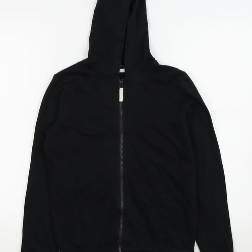 Asda George Boys Black   Full Zip Jumper Size 13-14 Years
