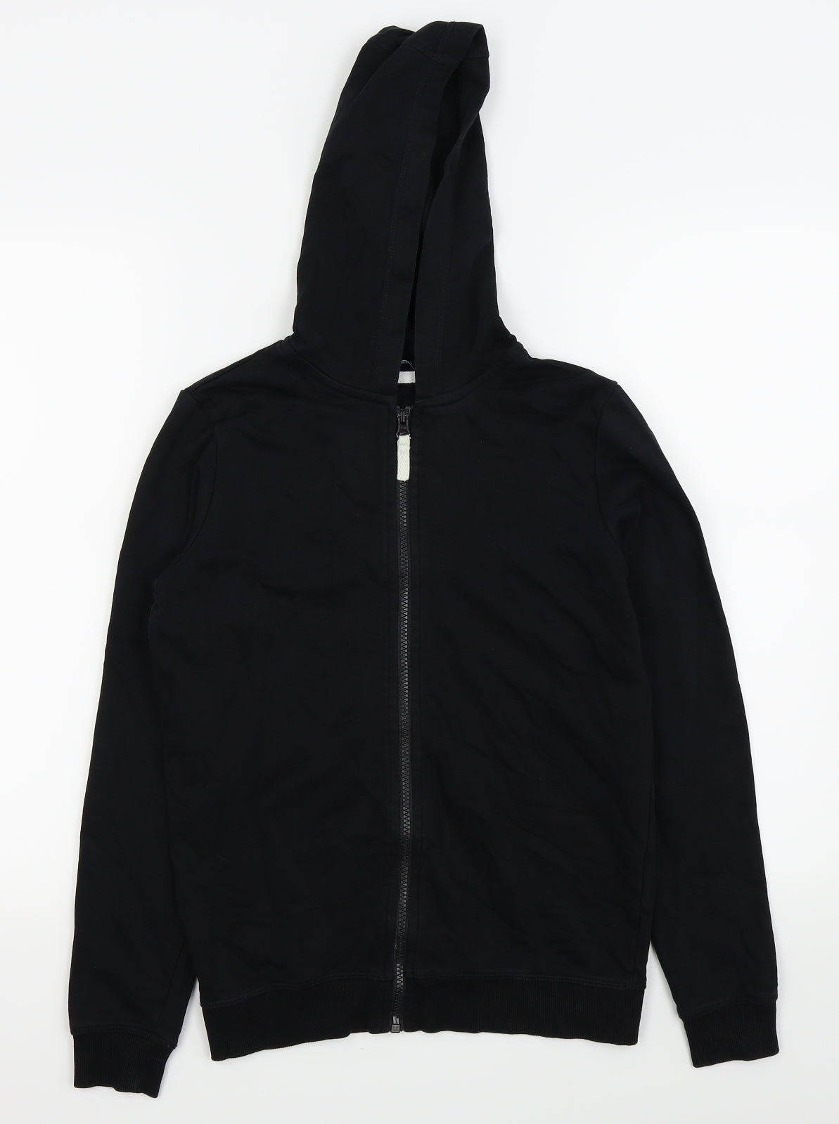 Asda George Boys Black   Full Zip Jumper Size 13-14 Years