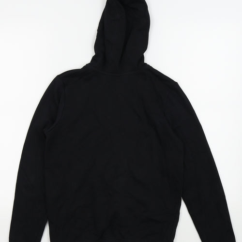 Asda George Boys Black   Full Zip Jumper Size 13-14 Years