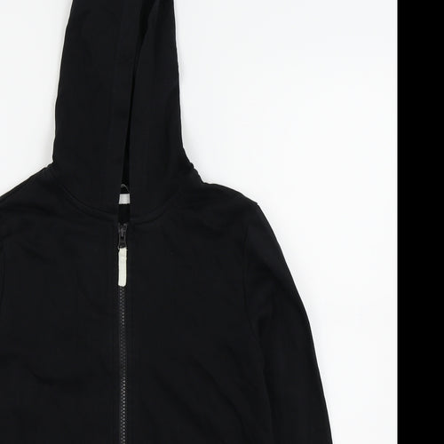 Asda George Boys Black   Full Zip Jumper Size 13-14 Years