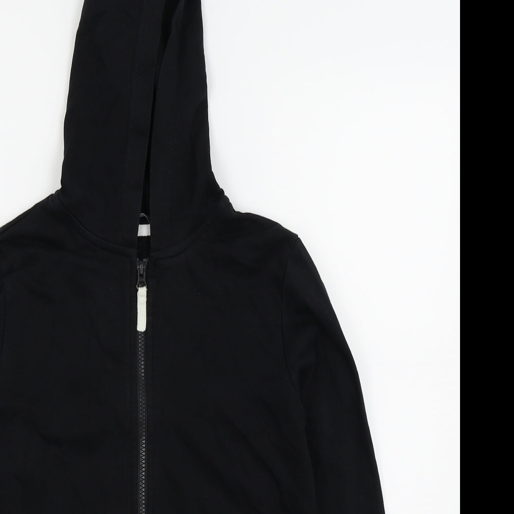 Asda George Boys Black   Full Zip Jumper Size 13-14 Years